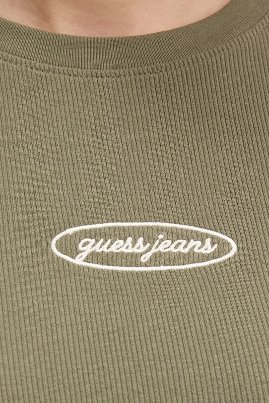 Tričko Guess Jeans W5YP37.KA0H1 zelená