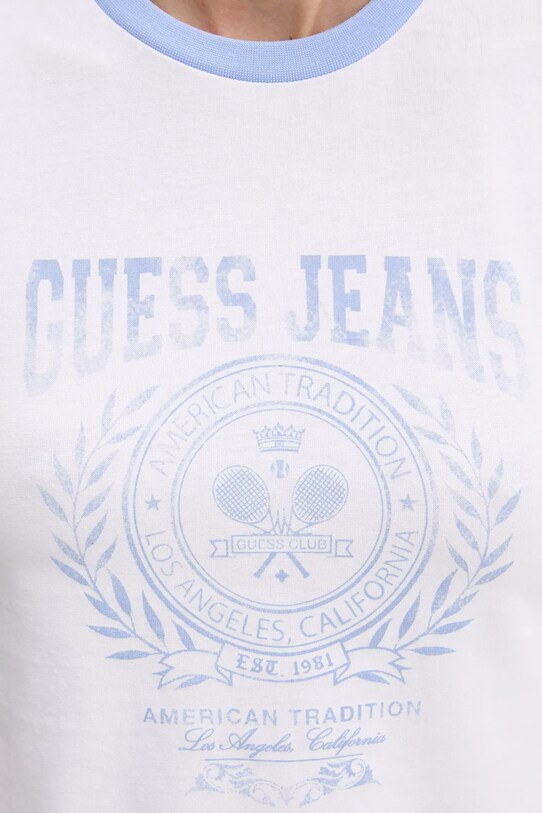 Kratka majica Guess Jeans W5YI03.J1314 bela