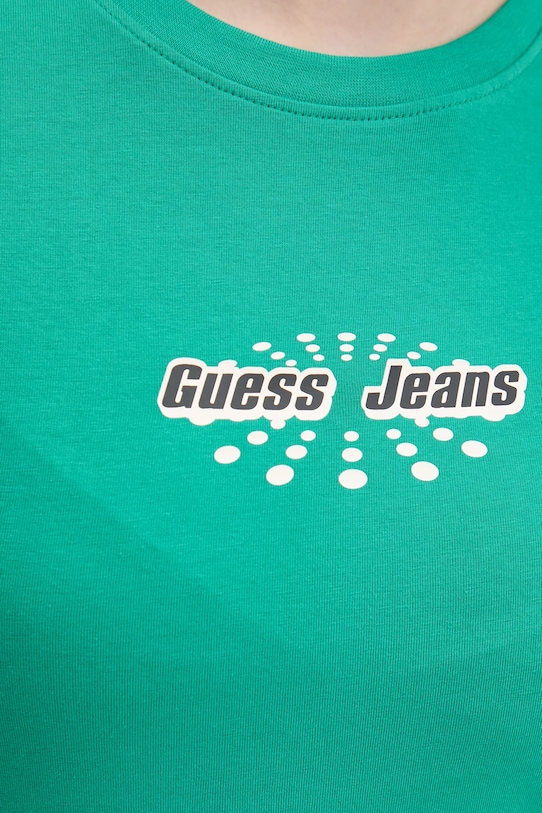 Тениска Guess Jeans W5YI04.J1314 тюркоазен