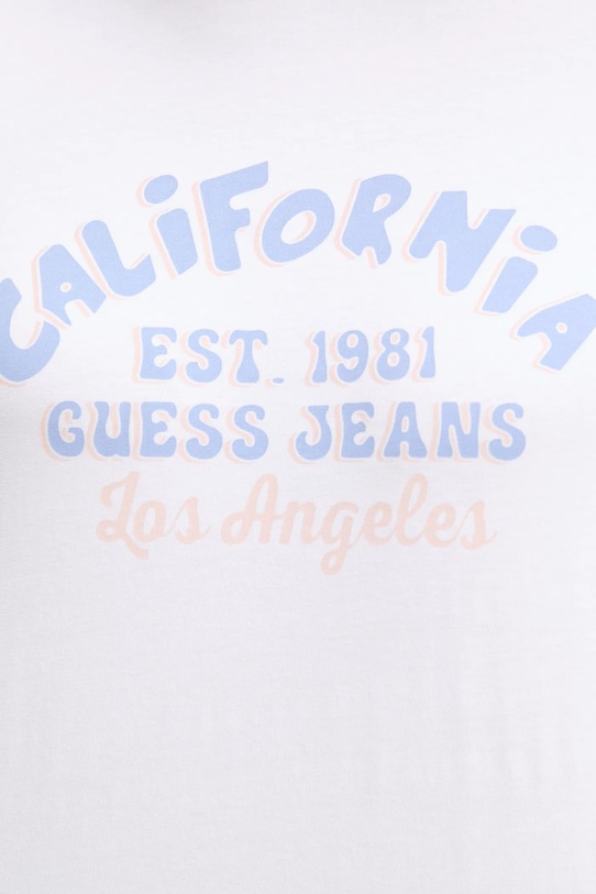 Guess Jeans t-shirt W5YI23.J1314 biały