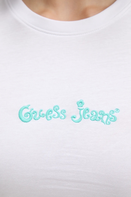 Guess Jeans tricou W5YI24.J1314 alb