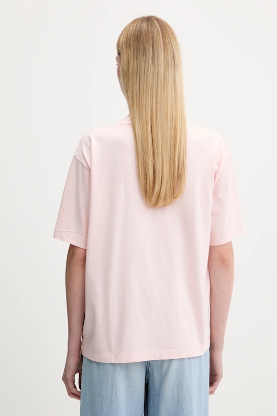 Îmbrăcăminte Guess Jeans tricou din bumbac W5YI25.K8HM0 roz