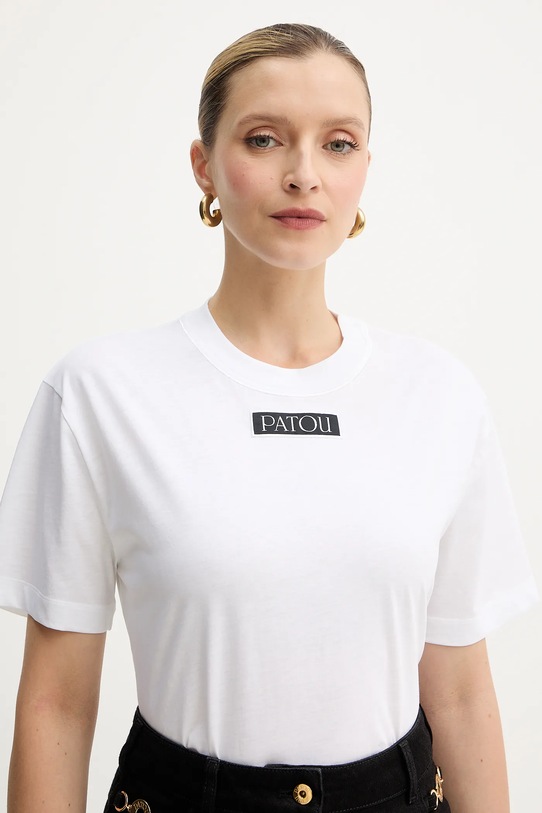 Patou t-shirt bawełniany biały JE1879999