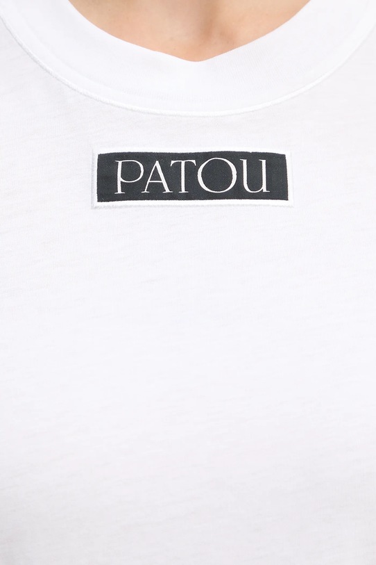 Patou t-shirt bawełniany JE1879999 biały