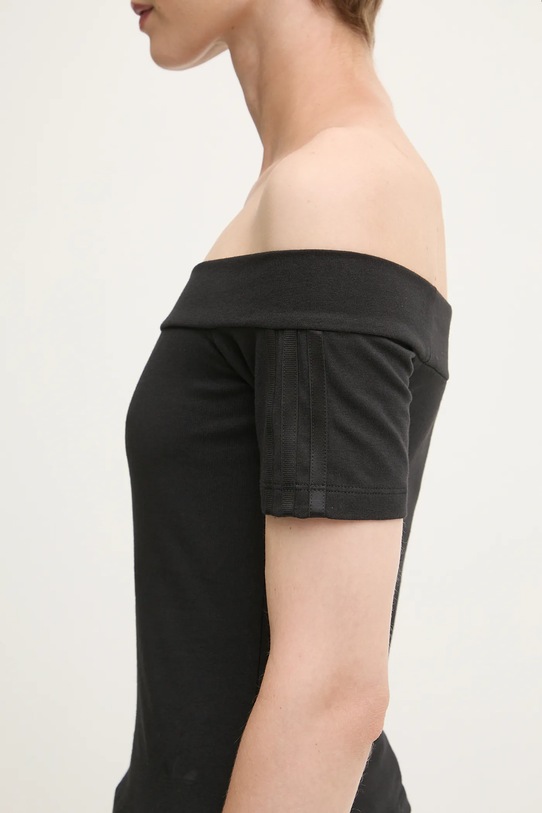 adidas Originals t-shirt Bandeau SS czarny JV9742
