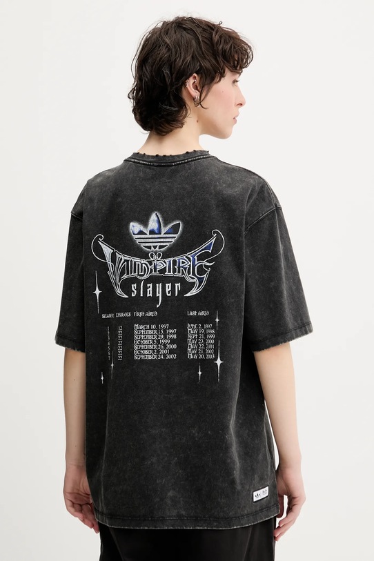 Oblačila Bombažna kratka majica adidas Originals Buffy Tee Os JW0154 črna