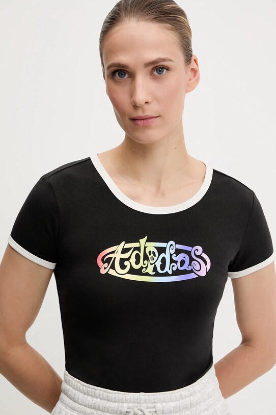 Tričko adidas Originals PRIDE černá JW0830