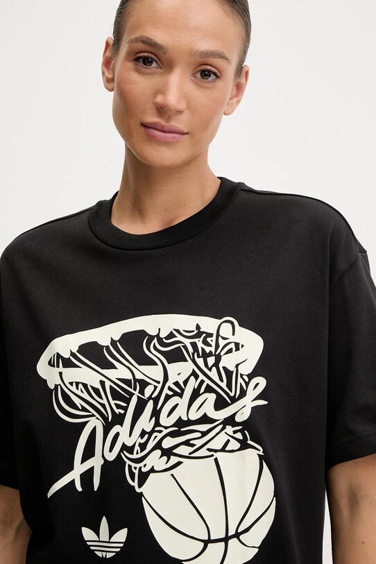 adidas Originals t-shirt Hot Shot Tee fekete JY3650