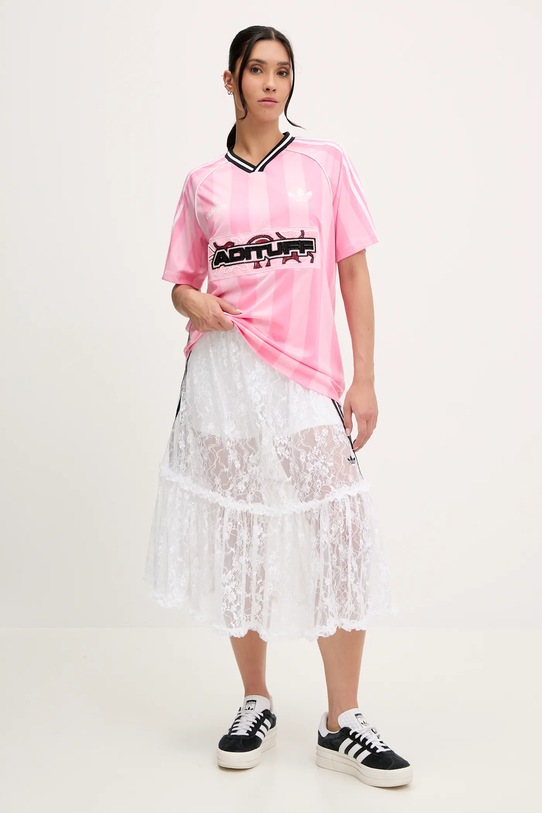 Μπλουζάκι adidas Originals Jersey KD2272 ροζ AW25