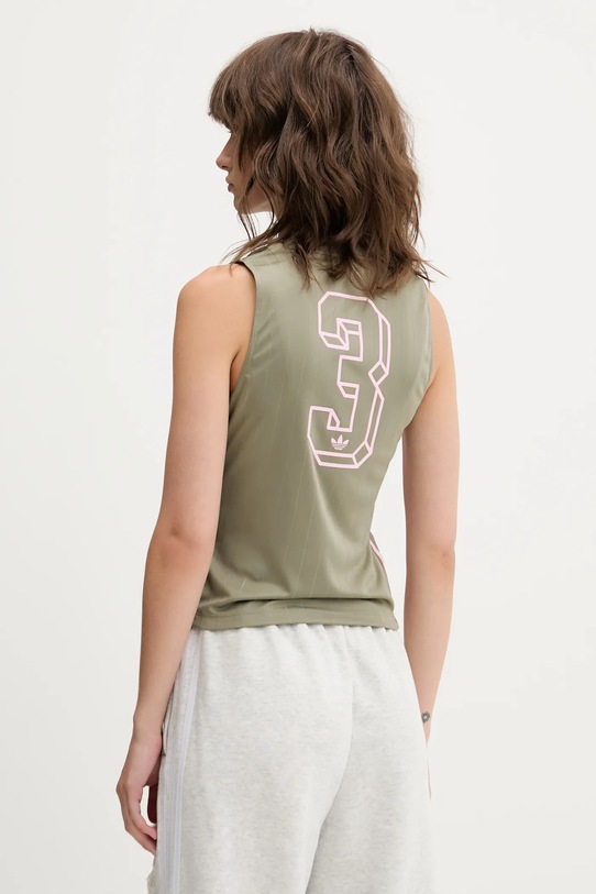 Îmbrăcăminte adidas Originals top V-Neck KD2281 verde