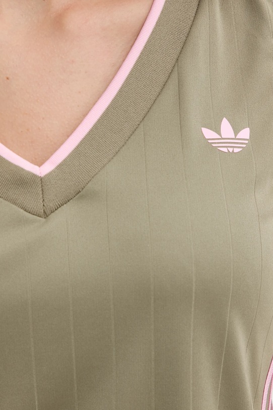 adidas Originals top V-Neck KD2281 verde