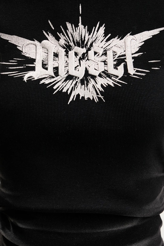 Diesel t-shirt T-ELE-LONG-P2 A14231.0WFBM czarny