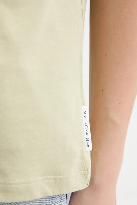 Marc O'Polo t-shirt bawełniany 5000006452 zielony