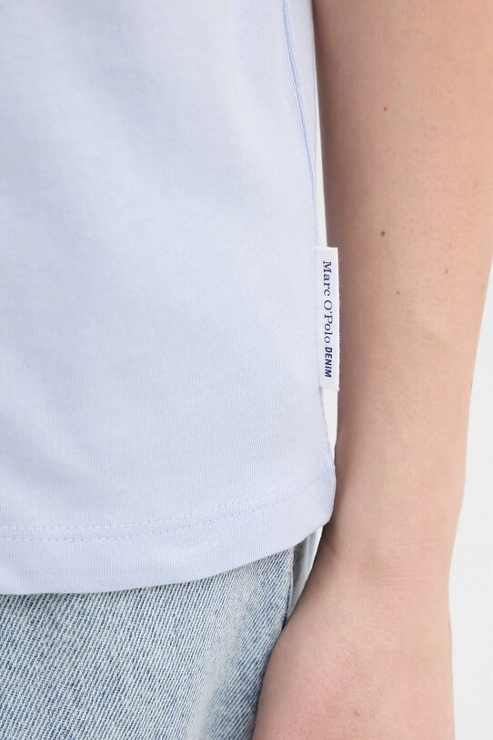 Marc O'Polo t-shirt bawełniany 5000006452 niebieski
