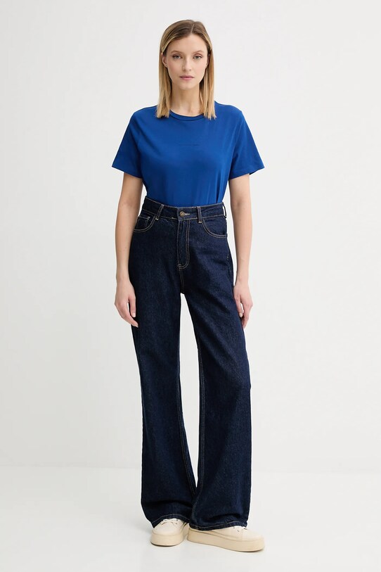 Marc O'Polo t-shirt bawełniany 5000006452 niebieski AW25