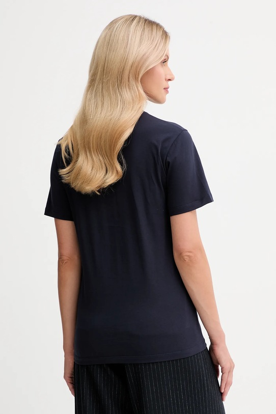 Odzież Bally t-shirt bawełniany WJE085 granatowy
