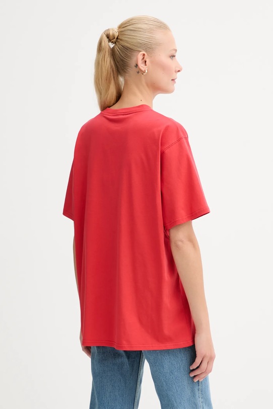 Odzież Bally t-shirt bawełniany WJE07E czerwony