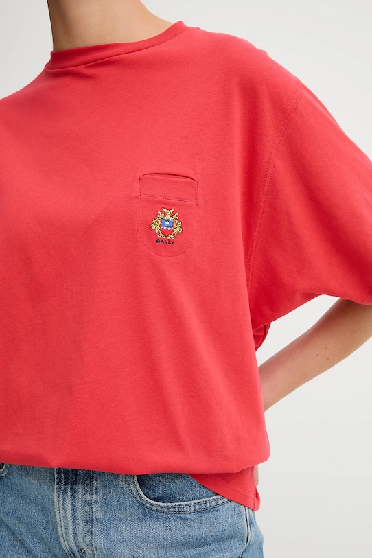 Bally tricou din bumbac WJE07E rosu