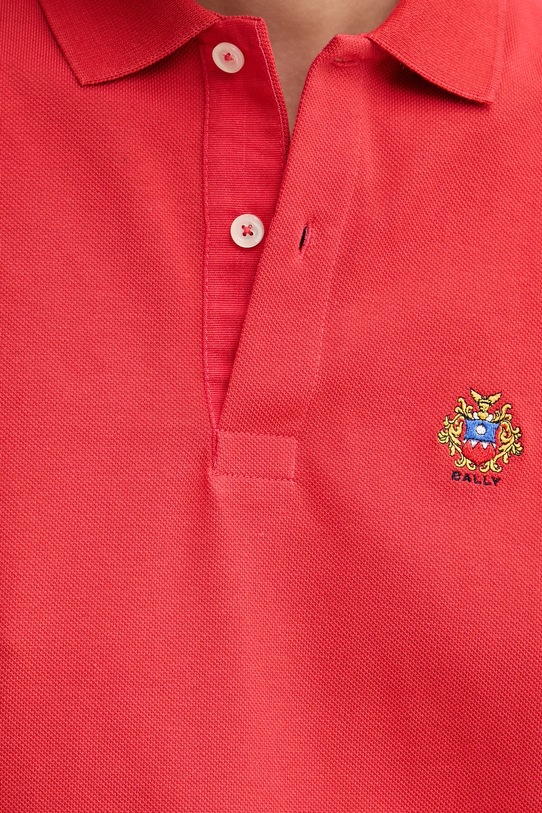 Bally polo bawełniane czerwony WJE04R
