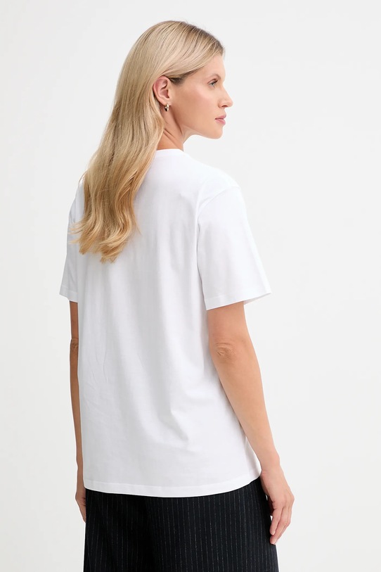 Odzież Bally t-shirt bawełniany WJE087 biały