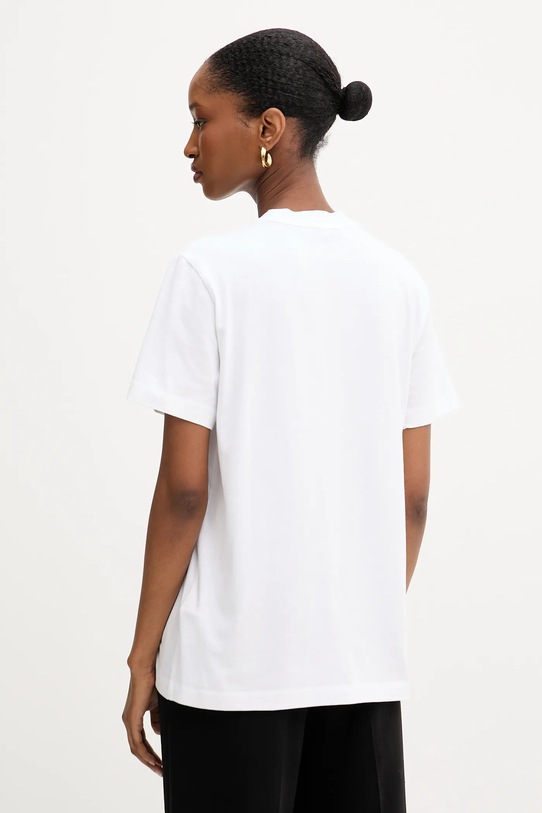 Oblečení Bavlněné tričko MSGM 3941MDM110SE.257590 bílá