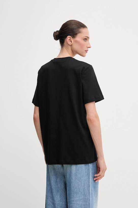 Îmbrăcăminte MSGM tricou din bumbac 2000MDM540.200002 negru