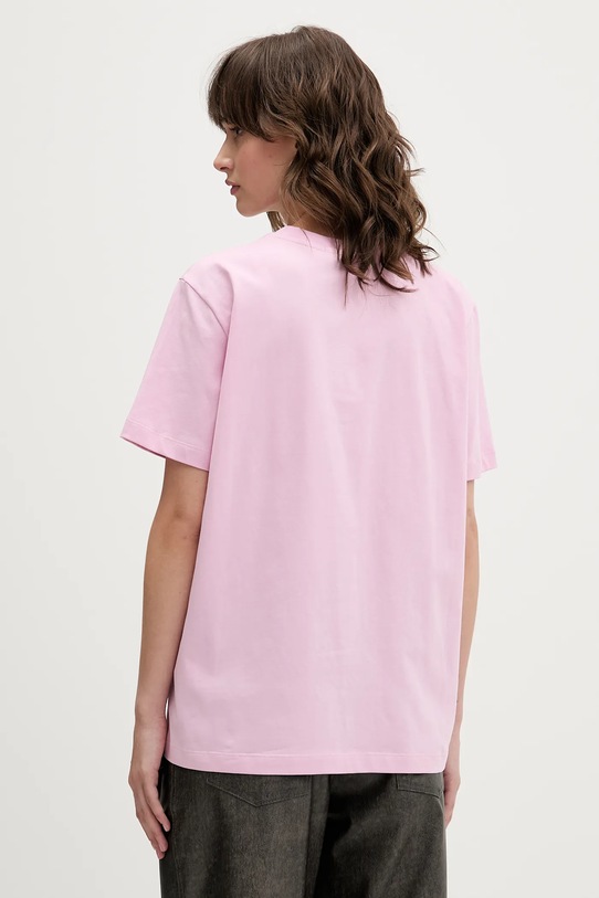 Odzież MSGM t-shirt bawełniany 3941MDM540.257798 różowy