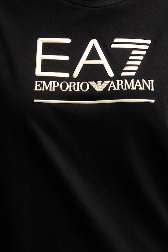 EA7 Emporio Armani t-shirt bawełniany AF12503.7W000414 czarny