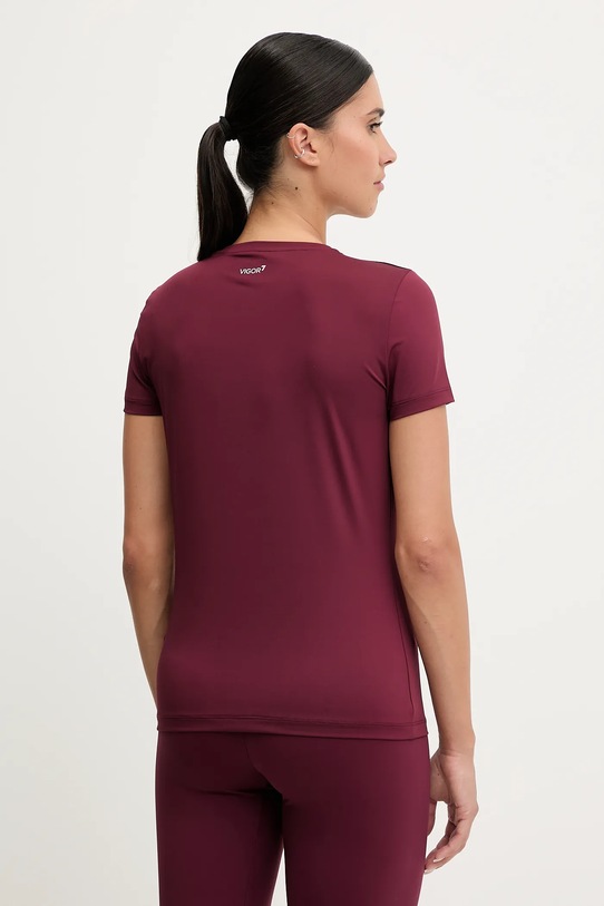 Îmbrăcăminte EA7 Emporio Armani tricou AF18476.7W000795 burgundia