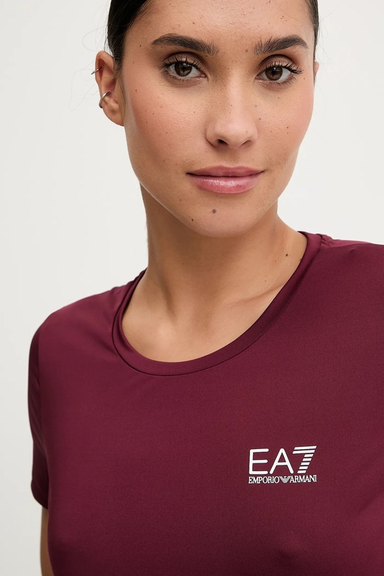 EA7 Emporio Armani tricou burgundia AF18476.7W000795