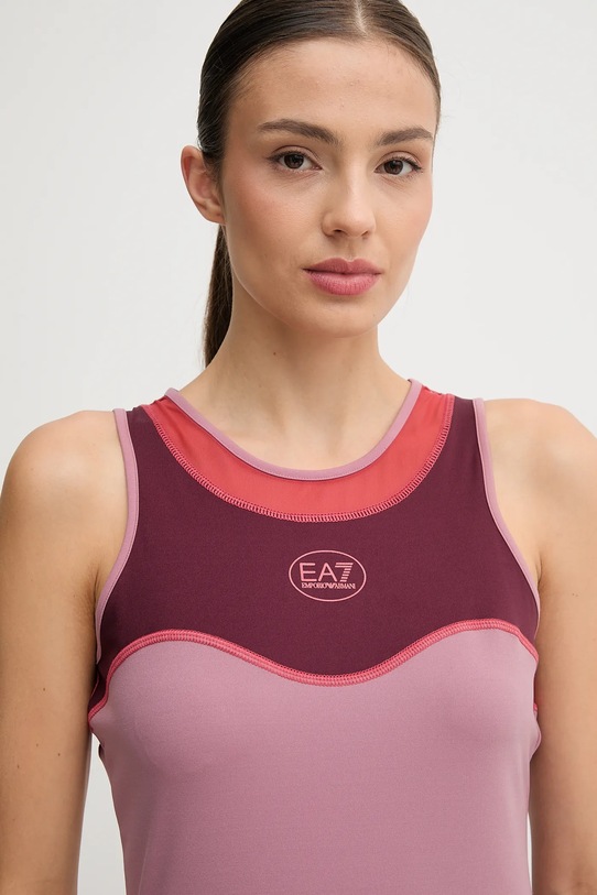 EA7 Emporio Armani top treningowy różowy AF19155.7W000556