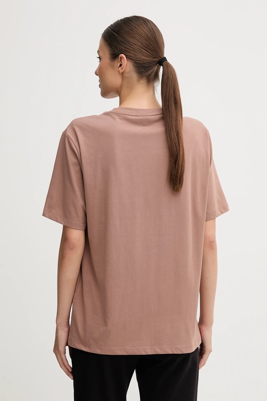 Odzież EA7 Emporio Armani t-shirt bawełniany AF12503.7W000407 brązowy