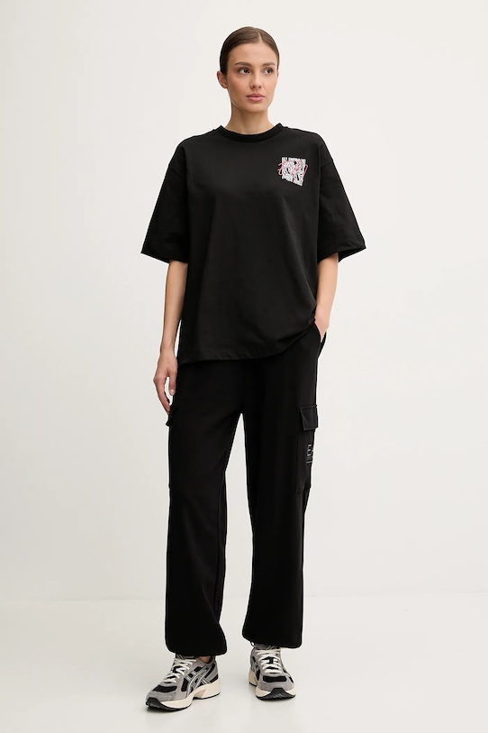 EA7 Emporio Armani tricou din bumbac AF12957.7W000726 negru AW25
