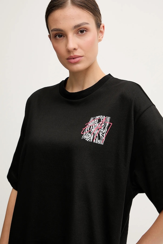 EA7 Emporio Armani tricou din bumbac negru AF12957.7W000726