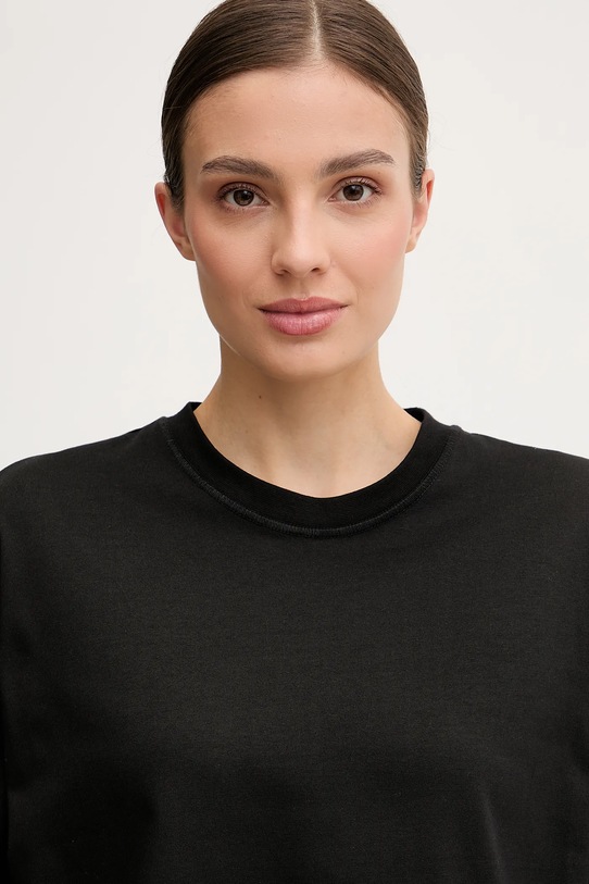 Bavlnené tričko EA7 Emporio Armani čierna AF12957.7X000036