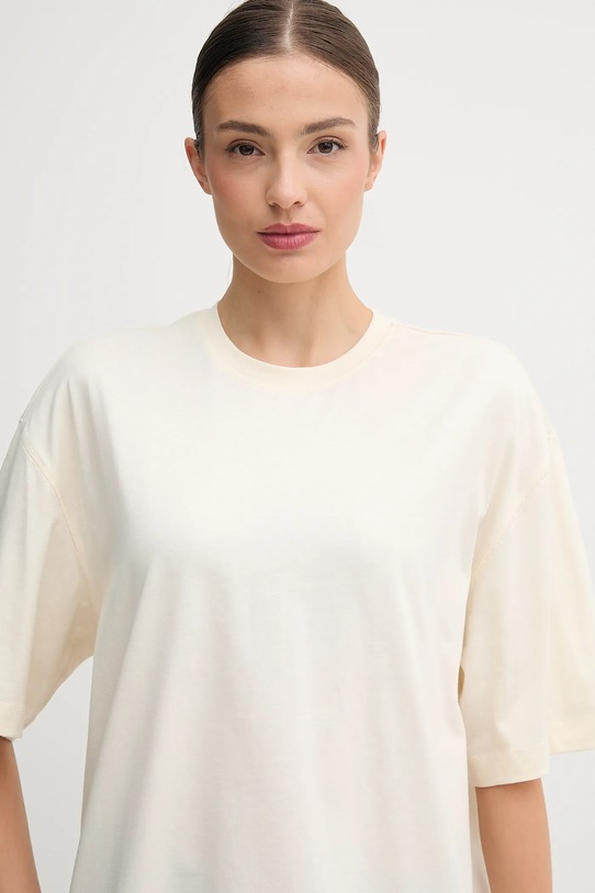 EA7 Emporio Armani t-shirt bawełniany beżowy AF13741.7X000128