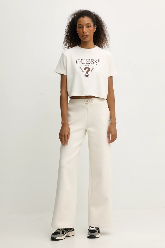 Guess t-shirt FABIA V5BI01.K1891 beżowy NC25