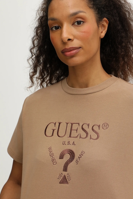 Guess tricou FABIA maro V5BI01.K1891