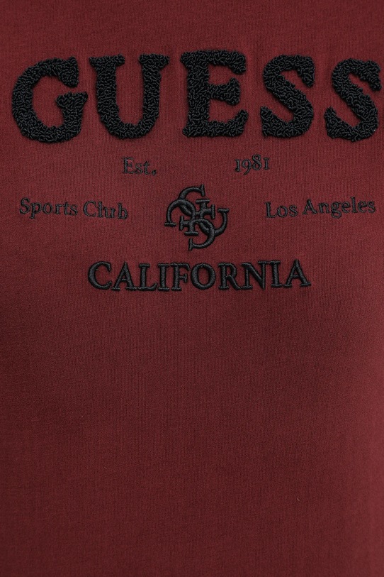 Guess t-shirt CELIA V5BI02.KCBF1 bordowy