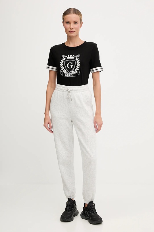 Guess tricou MURIEL V5BI08.J1314 negru AW25