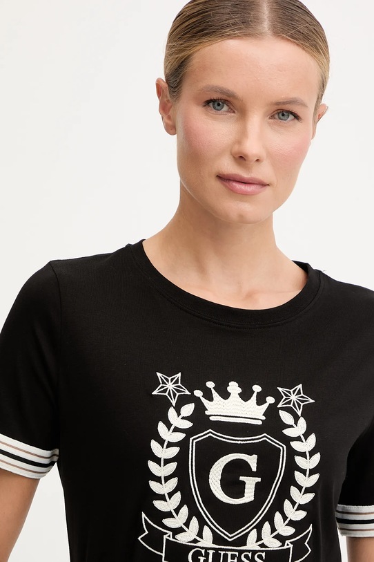 Guess tricou MURIEL negru V5BI08.J1314