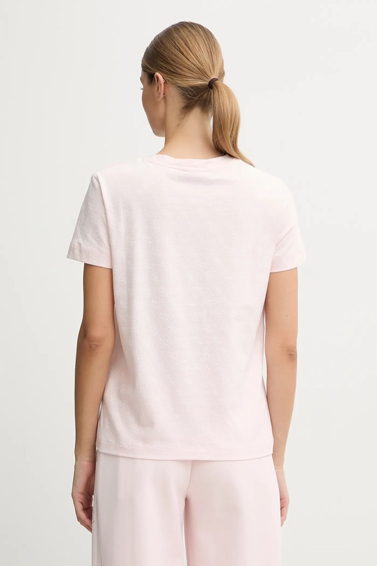 Odzież Guess t-shirt bawełniany RHOMBUS V5BI14.I3Z14 różowy