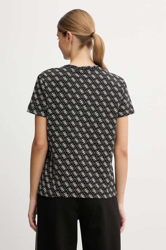 Odzież Guess t-shirt bawełniany RHOMBUS V5BI14.I3Z14 czarny