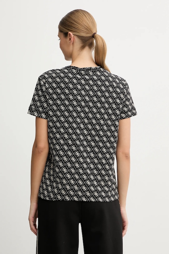 Odzież Guess t-shirt bawełniany RHOMBUS V5BI14.I3Z14 czarny