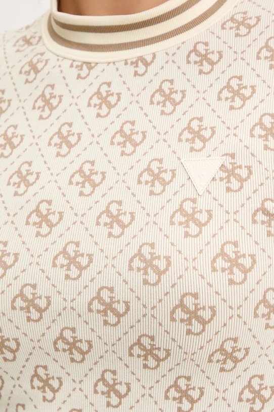 Μπλουζάκι Guess RHOMBUS V5BP07.K2000 μπεζ