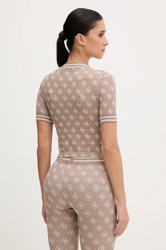 Ρούχα Μπλουζάκι Guess RHOMBUS V5BP07.K2000 μπεζ