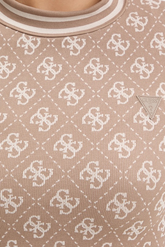 Μπλουζάκι Guess RHOMBUS V5BP07.K2000 μπεζ