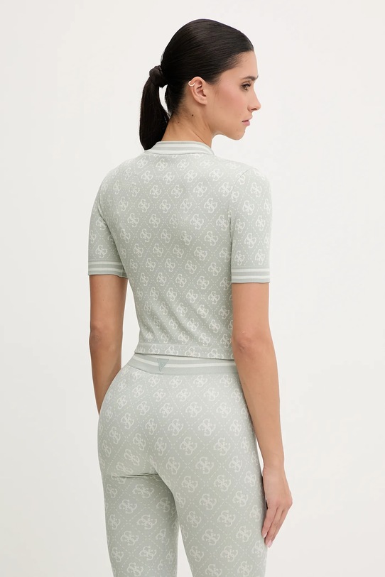 Odzież Guess t-shirt RHOMBUS V5BP07.K2000 zielony