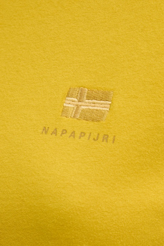 Napapijri t-shirt bawełniany S-Nina NP0A4H87Y1O1 żółty