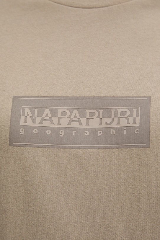 Napapijri t-shirt bawełniany S-Box NP0A4IP1N1T1 zielony